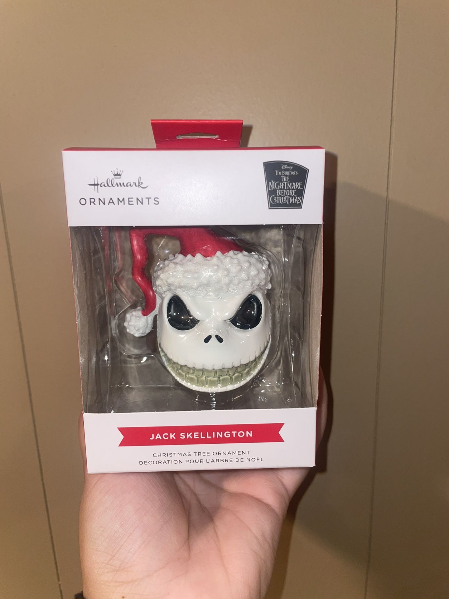 Jack Skellington Nightmare Before Christmas Hallmark Ornament 2022 Brand New