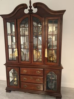 Hard Wood China Cabinet