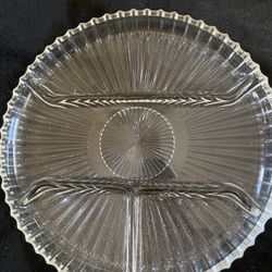 Crystal Divided Dish