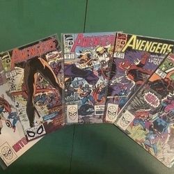 1989 Avengers Comics ( Nebula Saga With Spider Man )