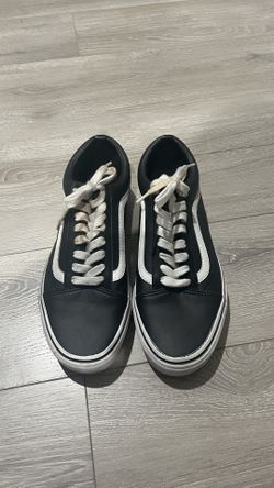 Vans Leather Black Old Skools