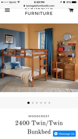 New Twin over Twin Bunkbed frame with warranty