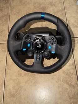 Logitech sim racing wheel and pedals