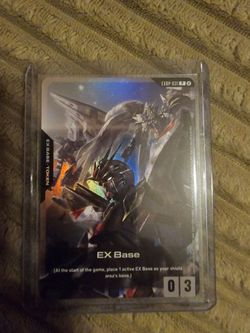 Gundam card game promo card