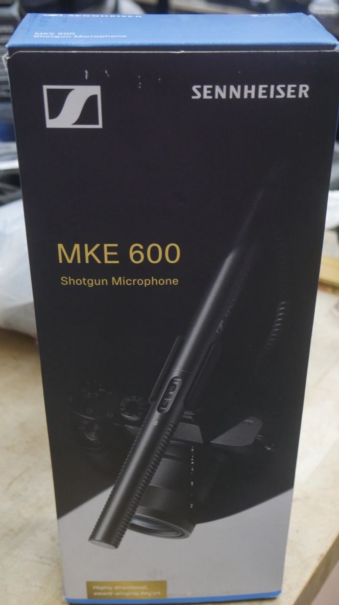 Sennheiser MKE600 Shotgun Microphone MKE 600 NEW OPEN BOX. BOX WAS OPEN FOR INSPECTION.