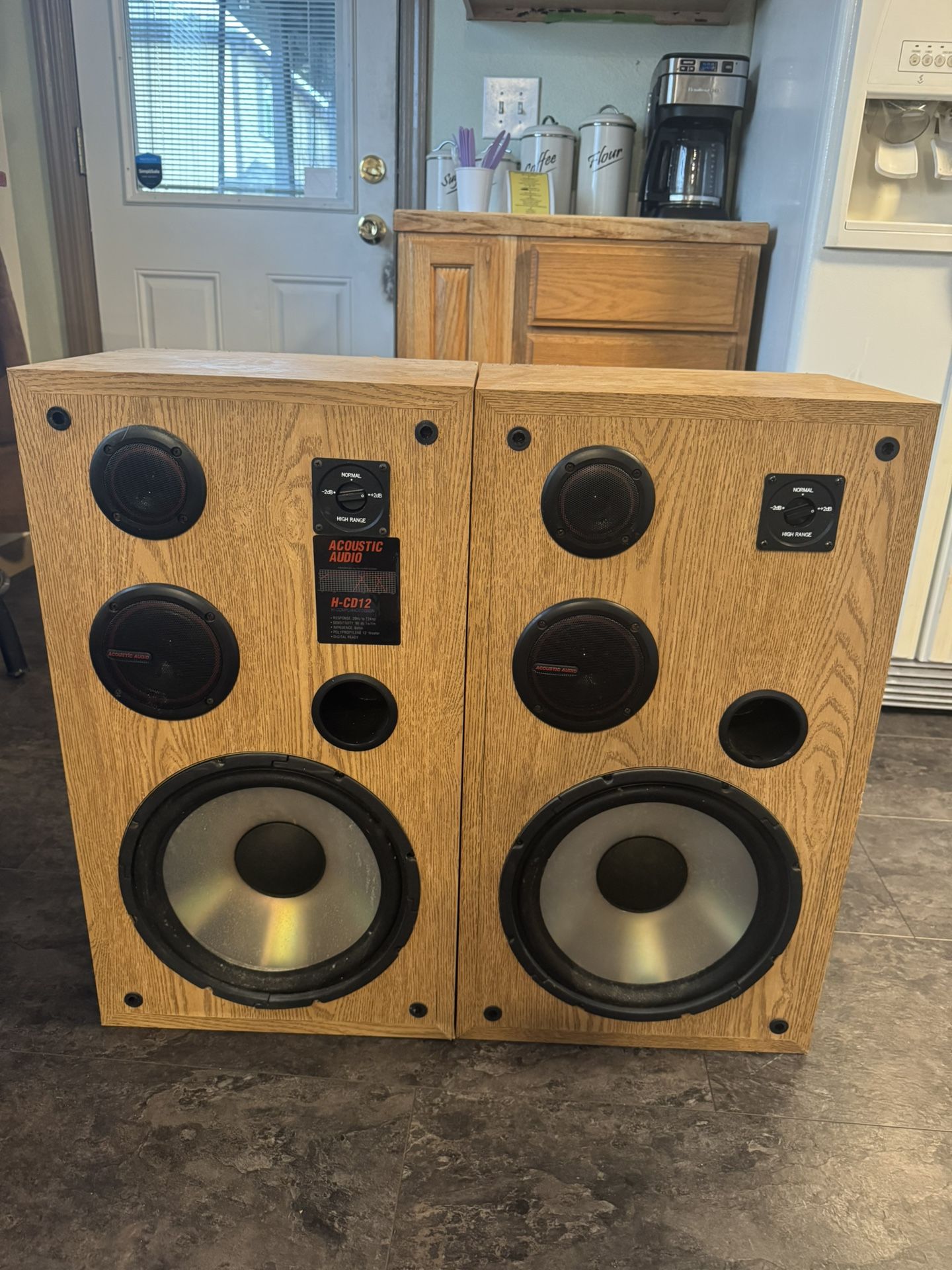 Acoustic Audio H-CD12 Floor Speakers 