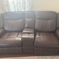 Leather Couch 