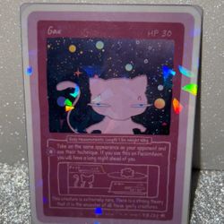 Mew Pokemon Card Ultra Rare Holographic Collectible 