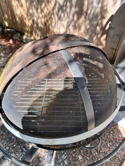 Star Wars looking fire pit grill