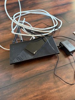 TP-Link WiFi Router with Power Adapter