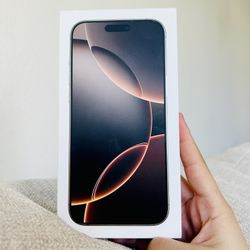 Iphone 16 Pro Max 1Tb Dessert Titanium Factory Unlocked 