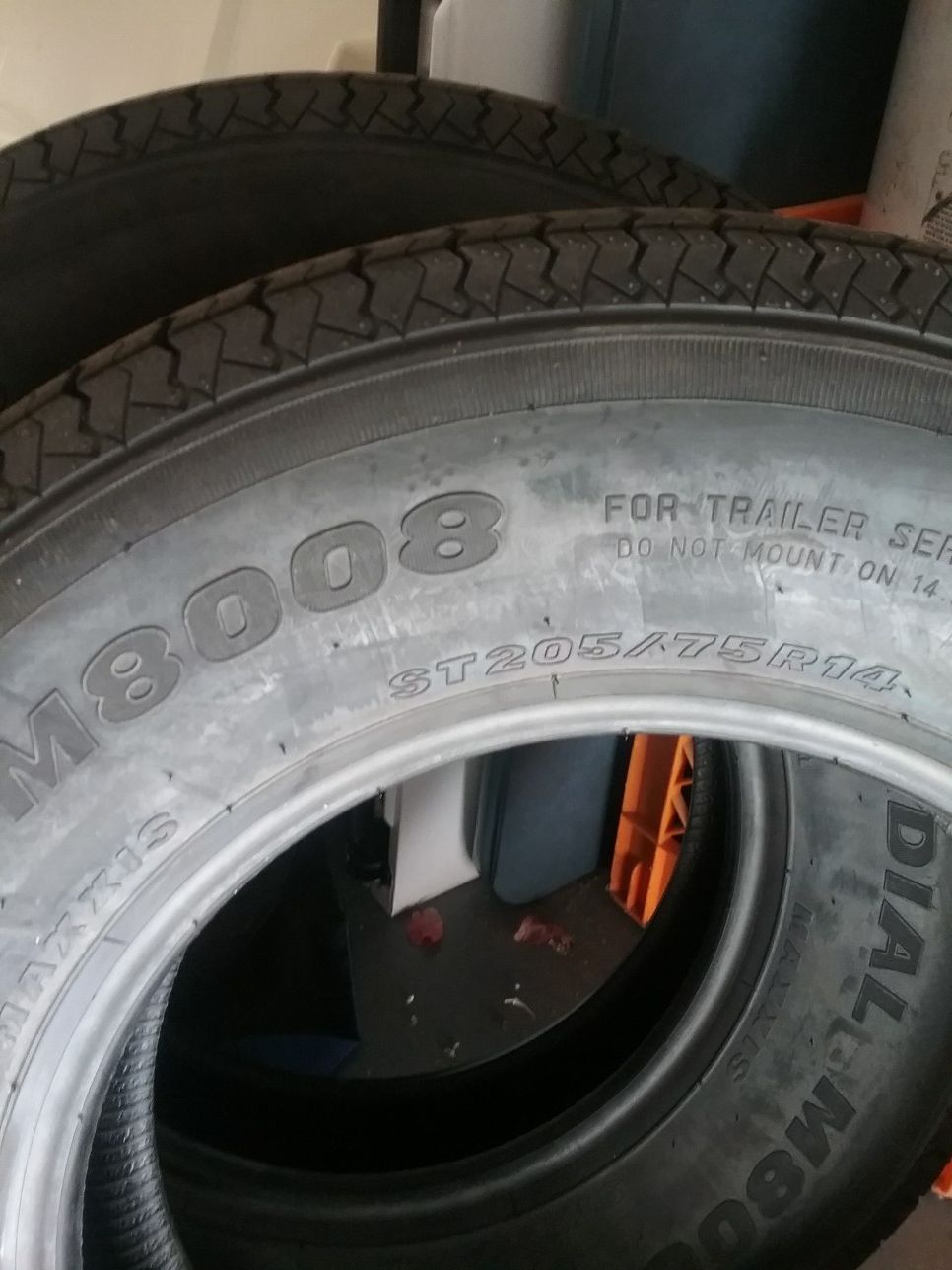 Tires for trailer 205 75 x14 6ply
