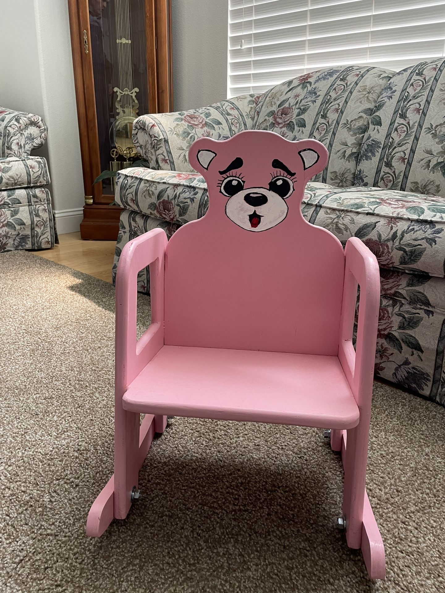 Kids Custom Wood Rocking Chair/ Chair