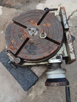 12 Inch Bridgeport Manual Rotary Table