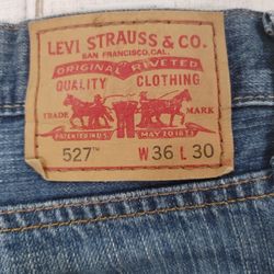 Levi's 527 W36 L30 Boot Cut (Blue) 