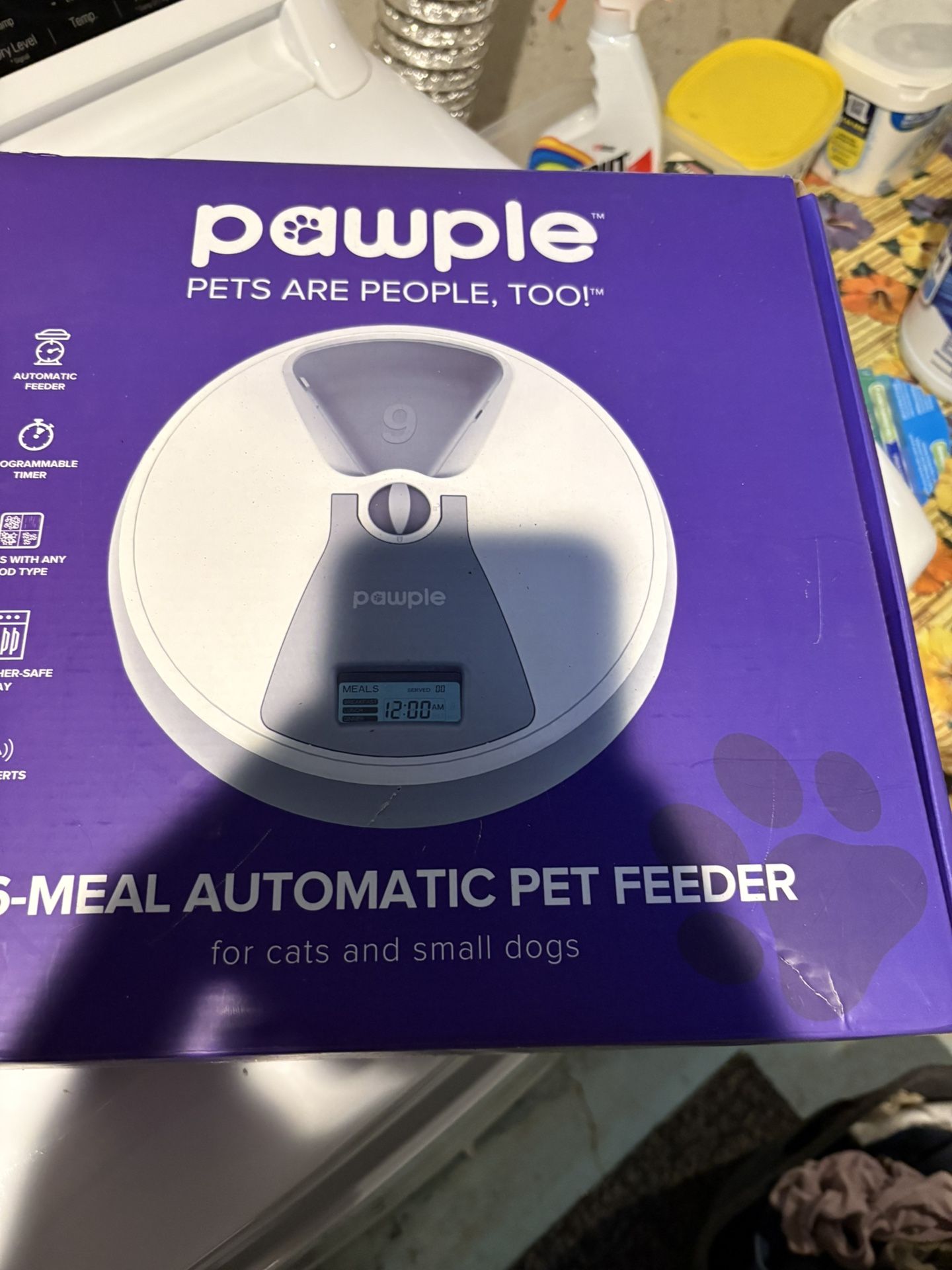Pawple 6-Meal Automatic Pet Feeder (Brand New)