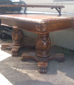 Real hard wood Large dining room table