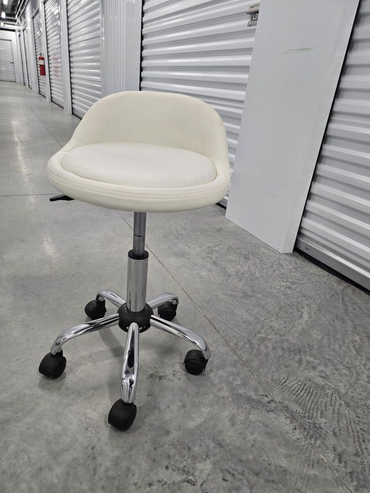 Adjustable Roller Seat Office Chair