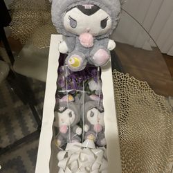 Kuromi Flower Bouquet With Matching Plushie