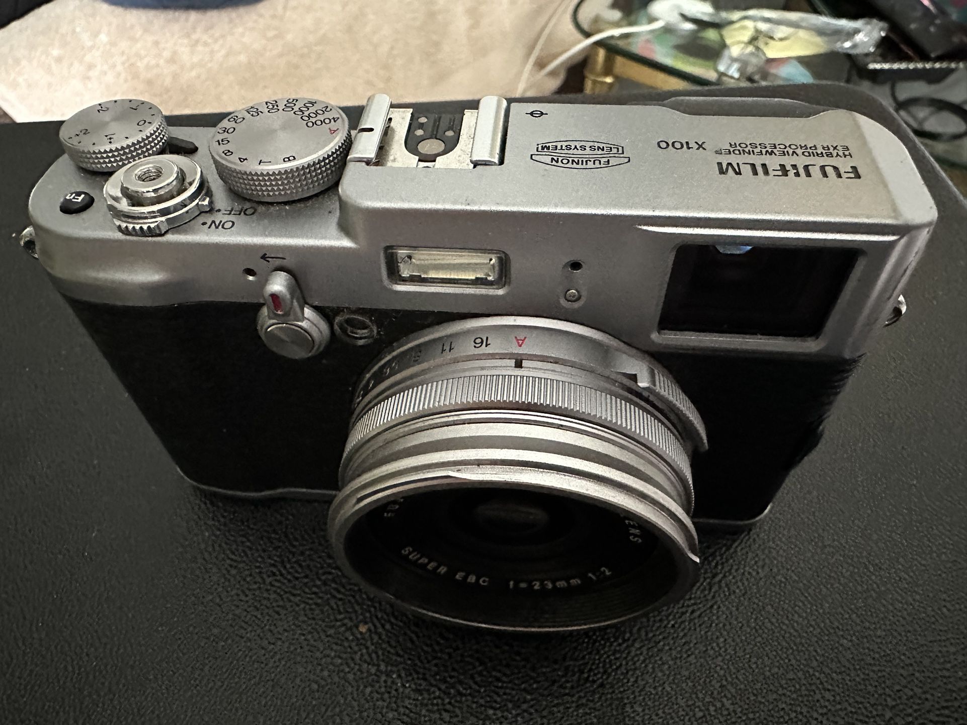 FUJI X100 Camera W/28mm Wide Angle Lens