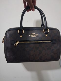Coach Signature Rowan Satchel Handbag