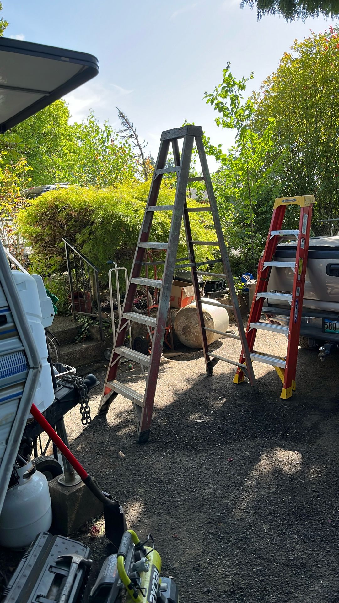 8’ Fiberglass Werner Ladder