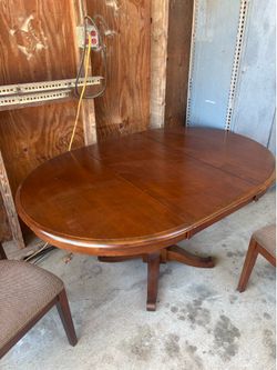 Table and chairs