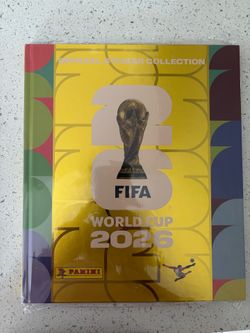 Panini FIFA World Cup 2026 Premium Gold Hardcover Album. LATAM EXCLUSIVE