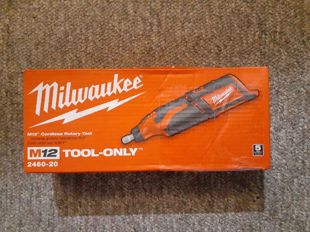 Milwaukee M12 Cordless Rotary Tool/Drimmel