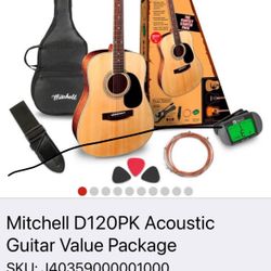 Mitchell acoustic guitar package