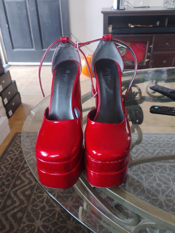 Nasty Gal Stripper Heels 