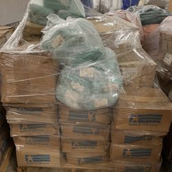 New Linens Tablecloths Napkins Sea foam Green 1 Pallet