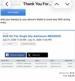 OC fair tickets