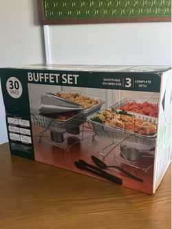 30 piece buffet set UNUSED