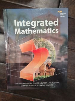 Integrated Math 2 Textbook AND Intervention Book
