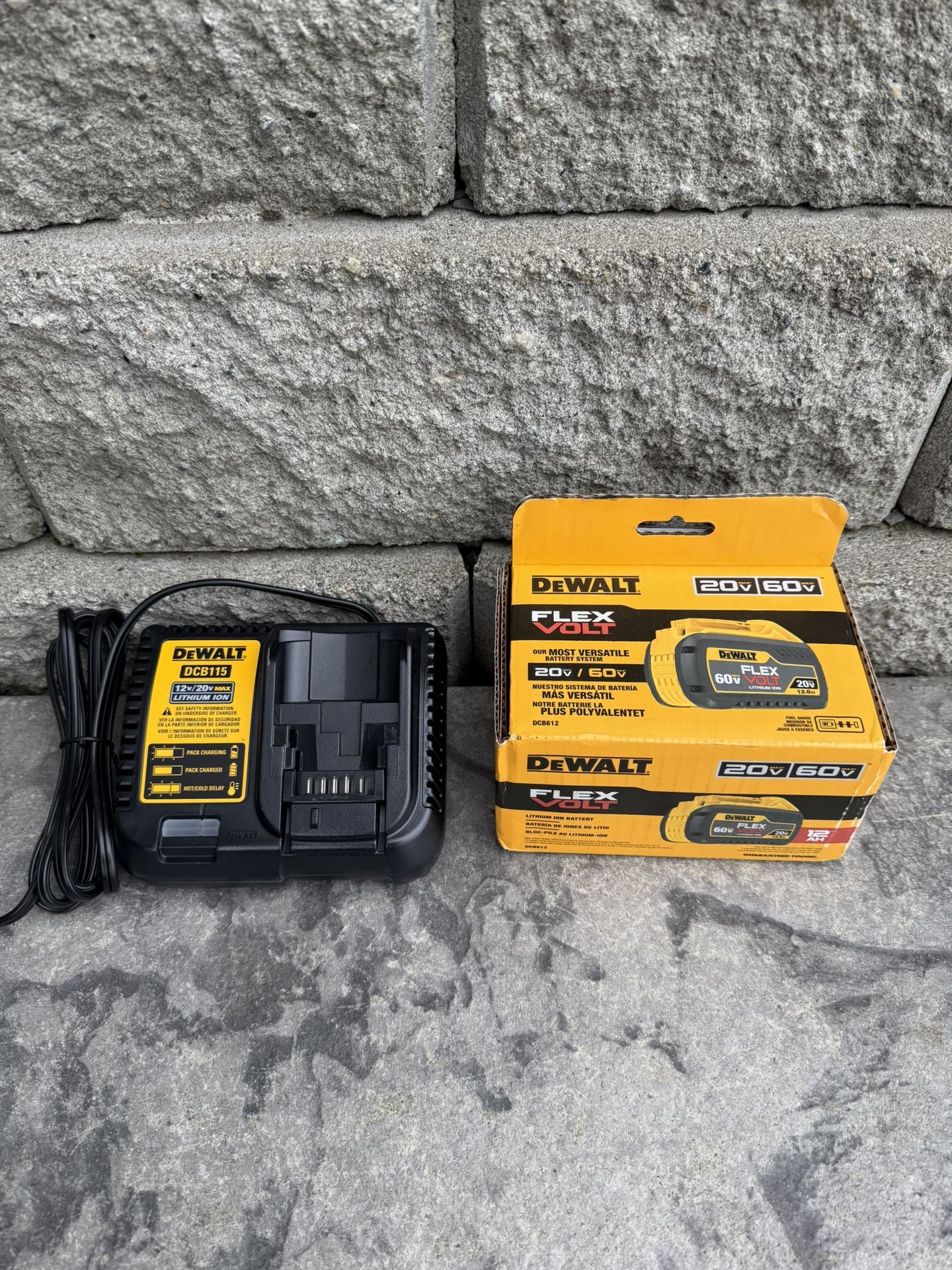 DEWALT FLEXVOLT 20V/60V MAX Lithium-lon 12.0Ah Battery $319 plus tax at Home Depot