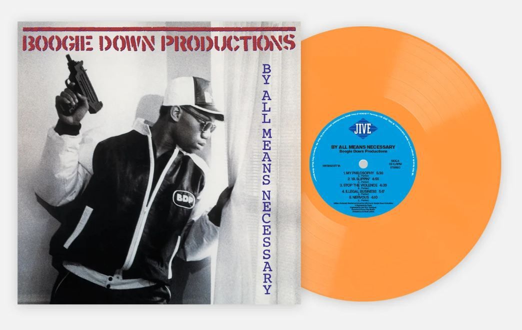 Boogie DOWN Productions By All Means Necessary - Orange Vinyl Sealed
