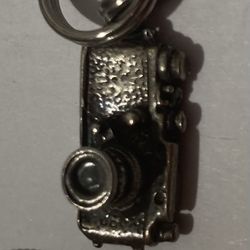 Vintage Sterling Silver Pendant Camera