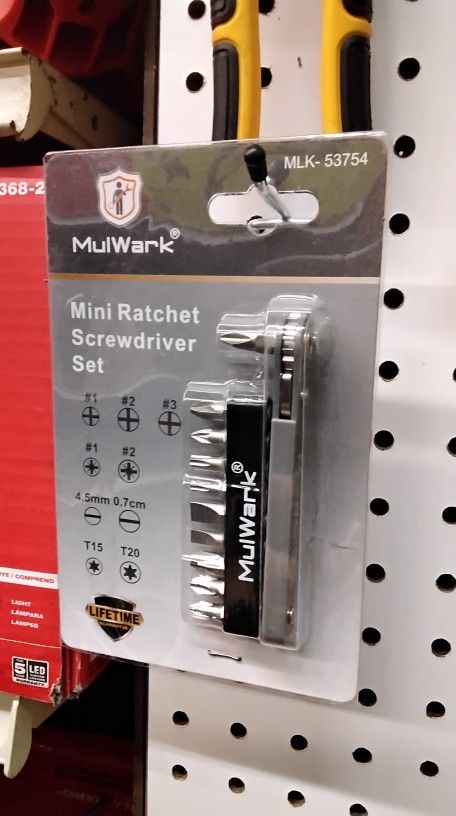 MULWARK MINI RATCHET SCREWDRIVER SET 