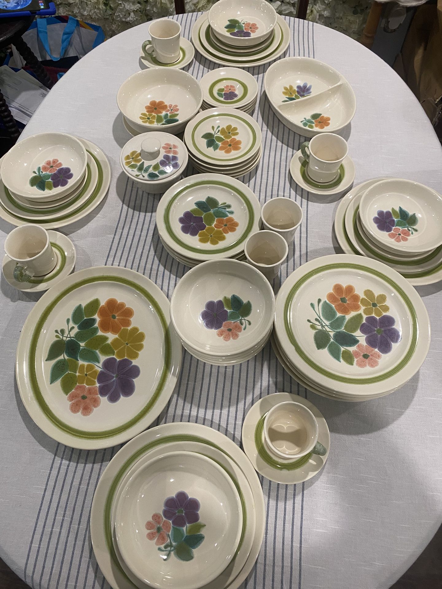 Dinner Set Vintage Franciscan Earthenware Floral