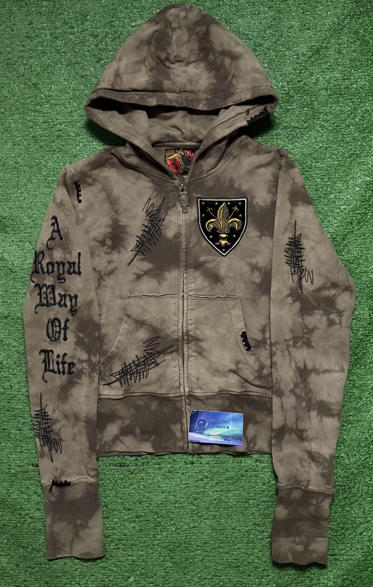 Vintage Y2K Rebel Spirit Hoodie Women Large