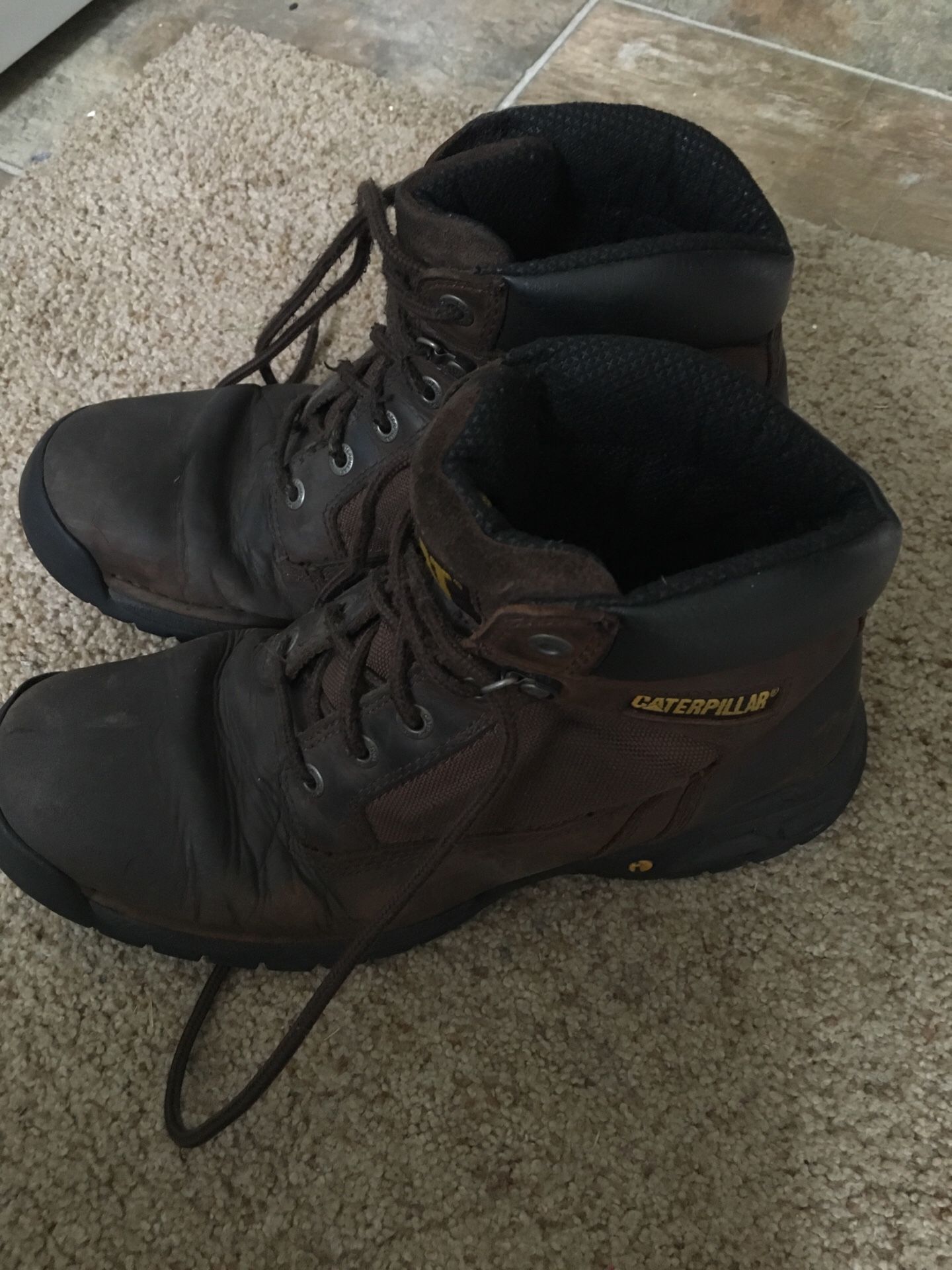 Caterpillar work boots size 11