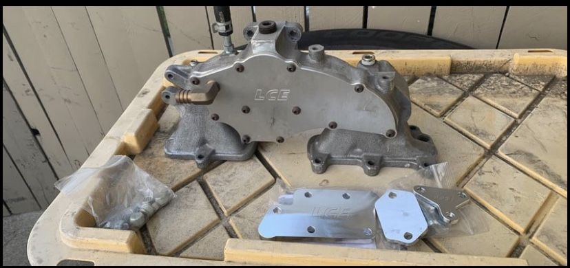 22r Toyota Intake With Lce Engineering Block Off