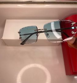 Blue Cartier Frames