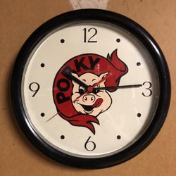Vintage porky pig Clock 