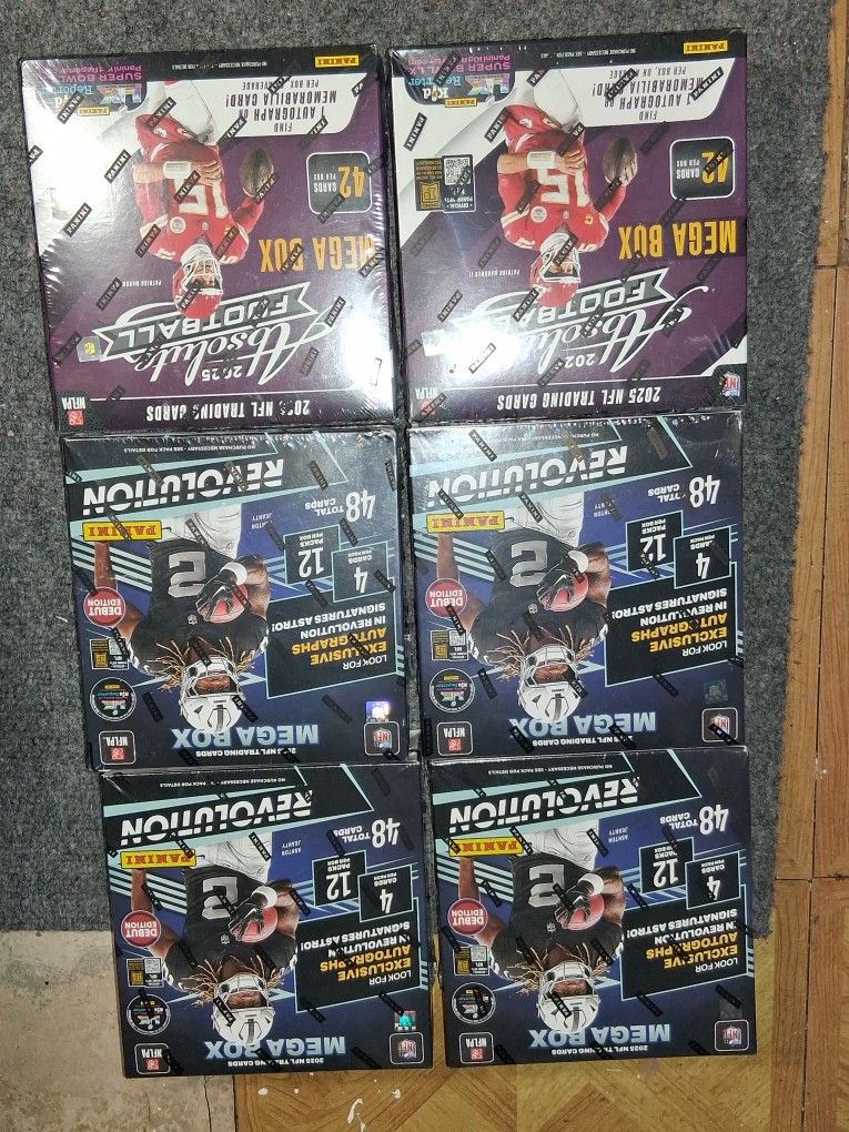2025 Nfl Panini Unopened Mega Boxes