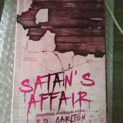 Satan’s Affair by H.D. Carlton – Signed Ltd Ed, Foil Cover, Stenciled Edges, Poster, NEW 
