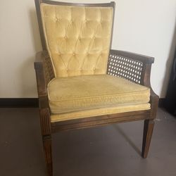 Mid Century Vintage Cane Chair
