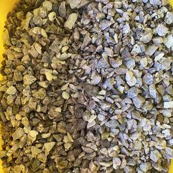 Purple Crushed Rock Aquarium 