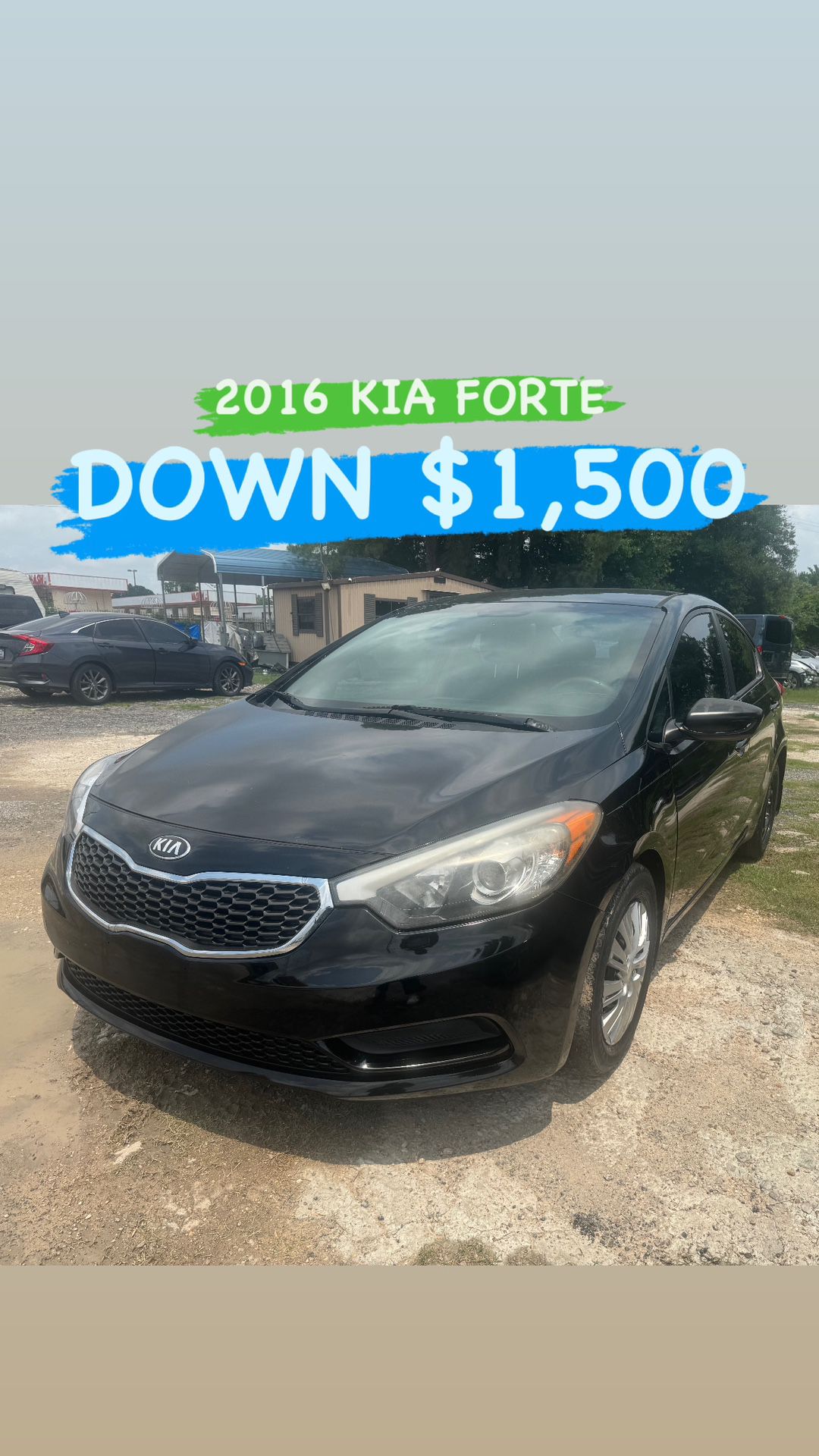 2016 KIA FORTE - Down $1,500
